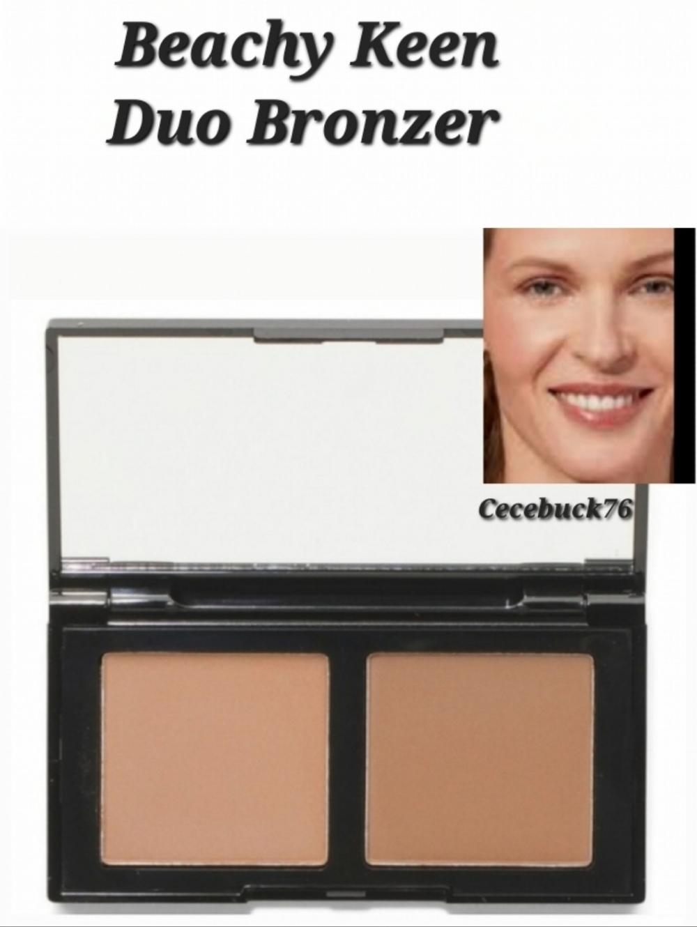 🌺Laura Geller Beachy Keen Hi Def Duo Bronzer Palette Face Bronzer P